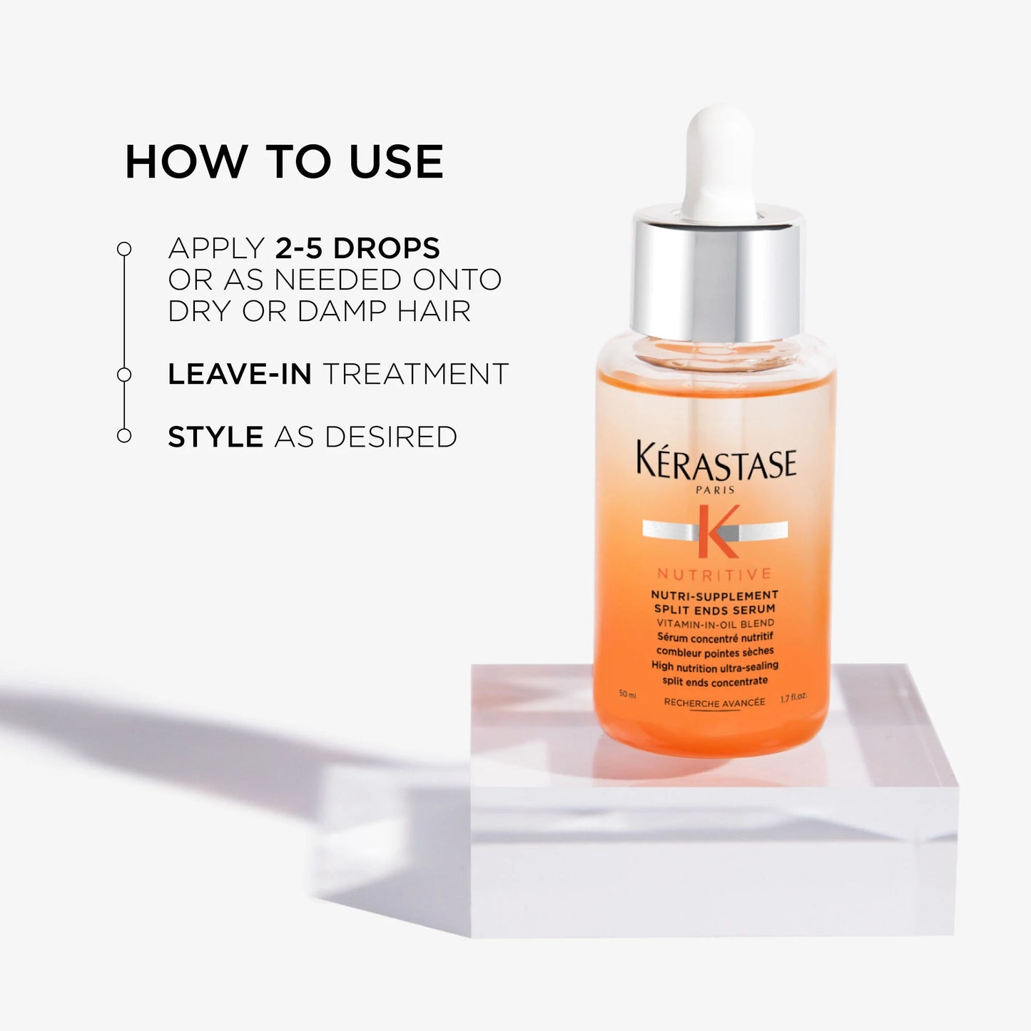 NUTRITIVE NUTRI-SUPPLEMENT SPLIT ENDS HAIR SERUM